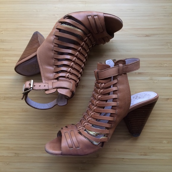 🟣 2/$10 Vince Camuto Effel Sandal - Fudge (4.5) - Picture 2 of 12